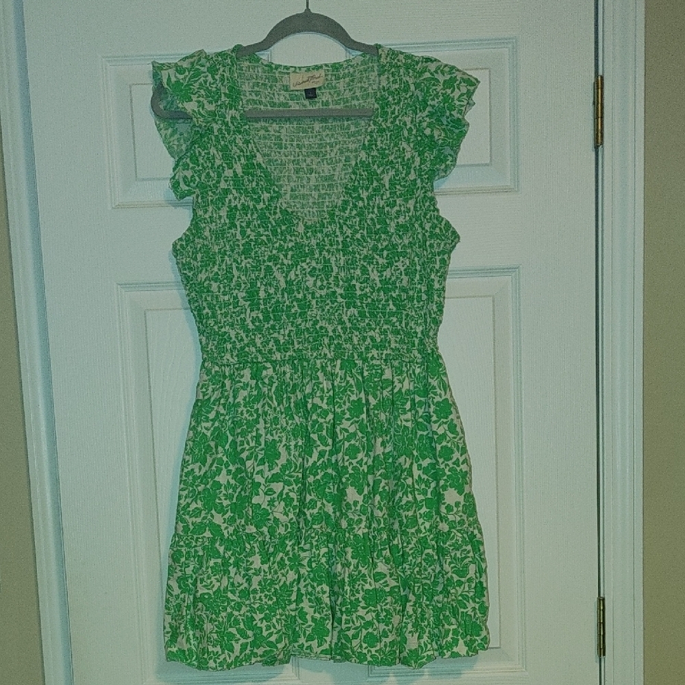 Green Floral Dress